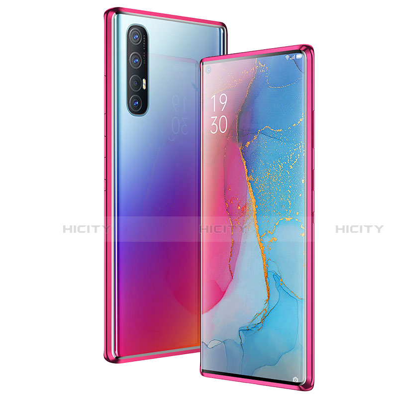 Oppo Find X2 Neo用ハイブリットバンパーケース プラスチック 鏡面 カバー アンド指輪 マグネット式 A02 Oppo 