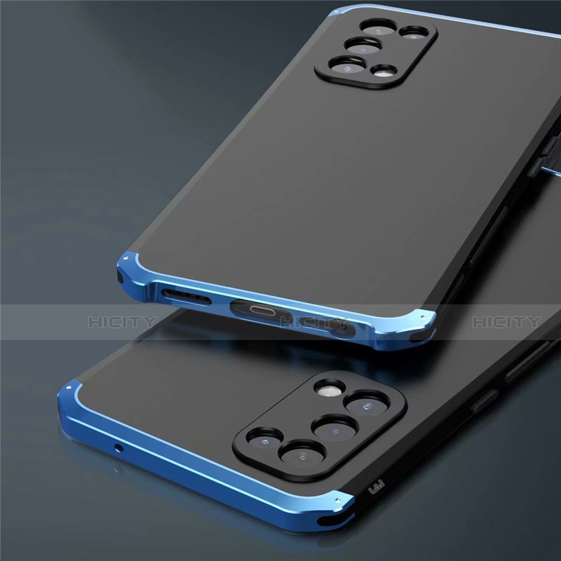 Oppo Find X3 Lite 5G用360度 フルカバー ケース 高級感 手触り良い アルミメタル 製の金属製 M02 Oppo 