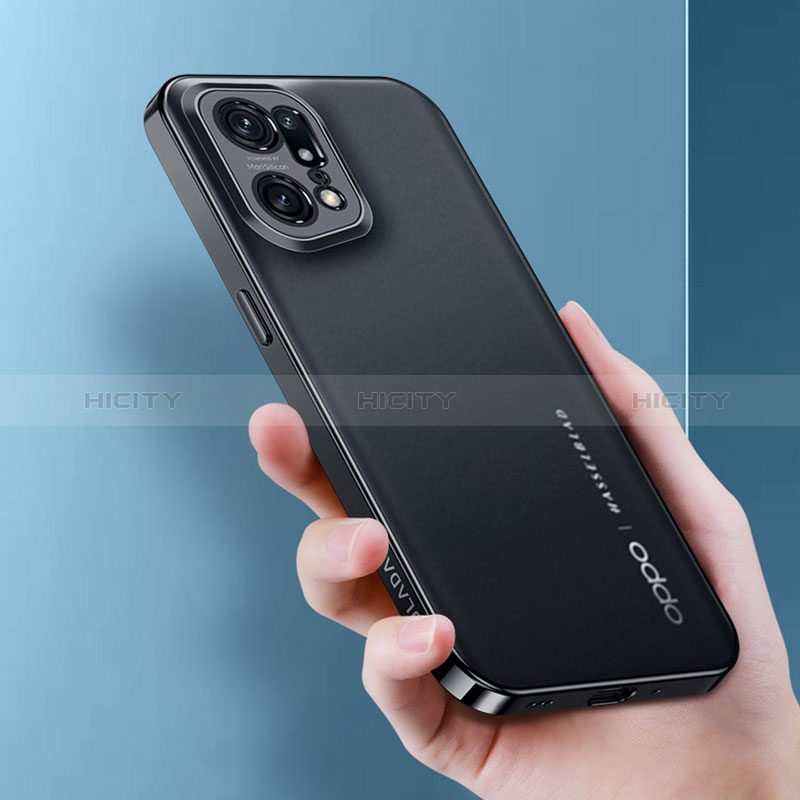 Oppo Find X5 5G用極薄ソフトケース シリコンケース 耐衝撃 全面保護 クリア透明 H03 Oppo