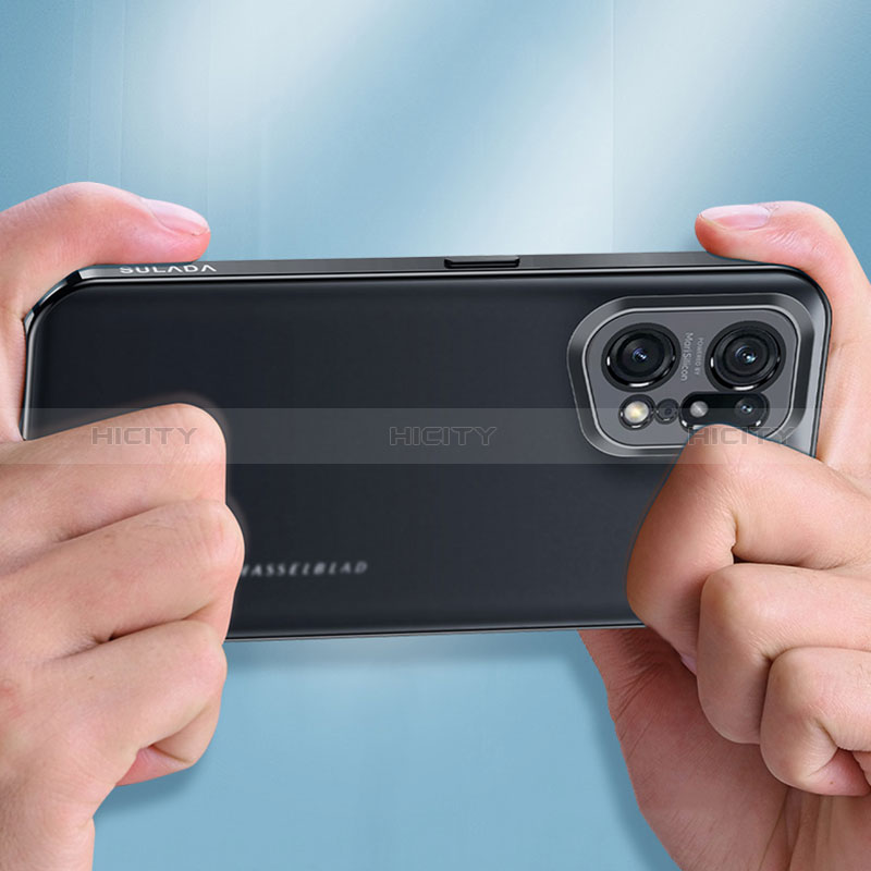 Oppo Find X5 5G用極薄ソフトケース シリコンケース 耐衝撃 全面保護 クリア透明 H03 Oppo