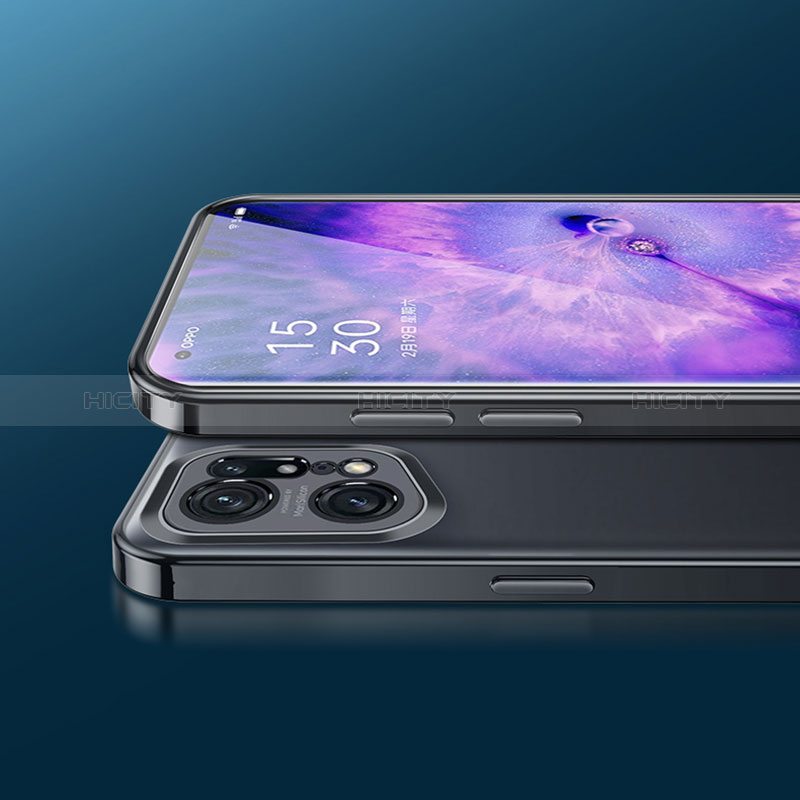 Oppo Find X5 5G用極薄ソフトケース シリコンケース 耐衝撃 全面保護 クリア透明 H03 Oppo