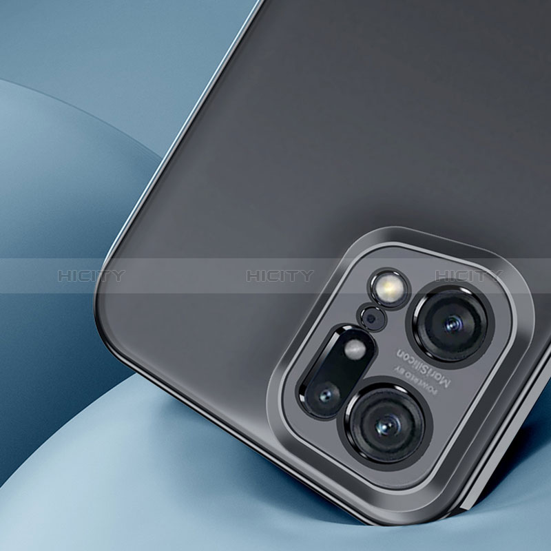 Oppo Find X5 5G用極薄ソフトケース シリコンケース 耐衝撃 全面保護 クリア透明 H03 Oppo