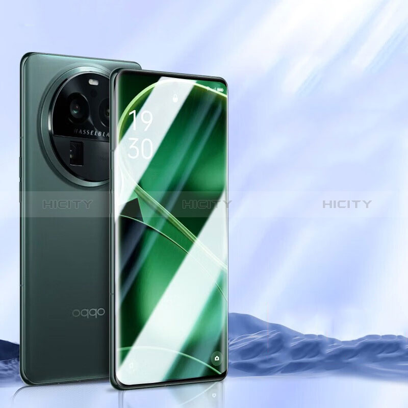 Oppo Find X6 5G用高光沢 液晶保護フィルム フルカバレッジ画面 F01 Oppo クリア