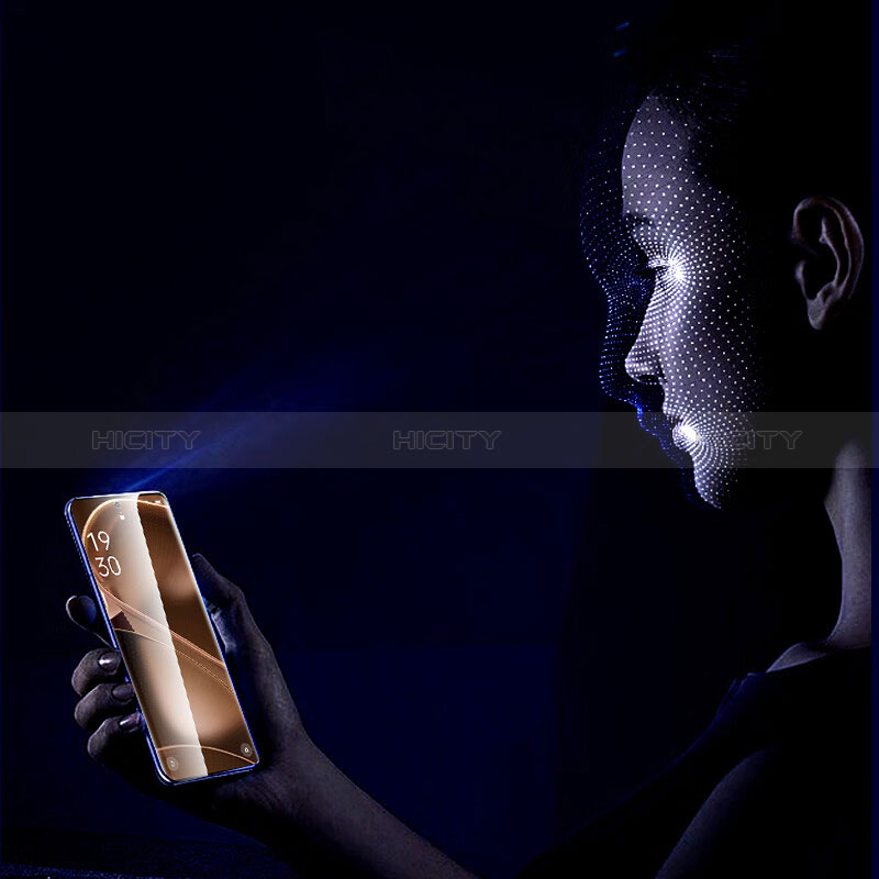 Oppo Find X6 Pro 5G用強化ガラス フル液晶保護フィルム F04 Oppo ブラック