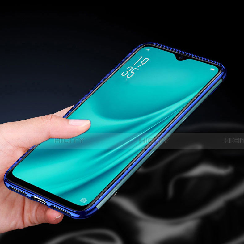 Oppo K1用極薄ソフトケース シリコンケース 耐衝撃 全面保護 クリア透明 S01 Oppo 