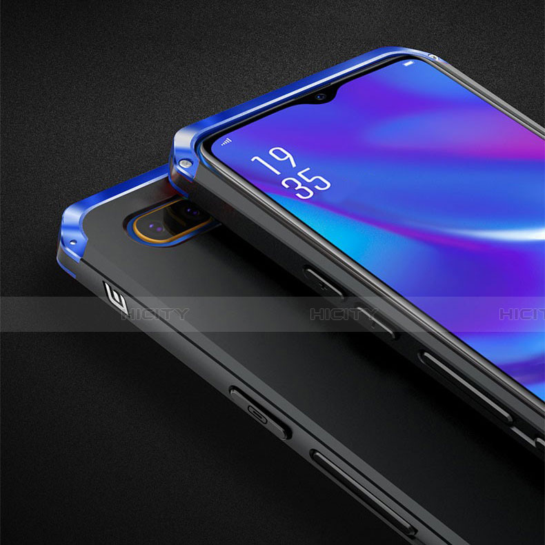 Oppo K1用ケース 高級感 手触り良い アルミメタル 製の金属製 カバー T01 Oppo 