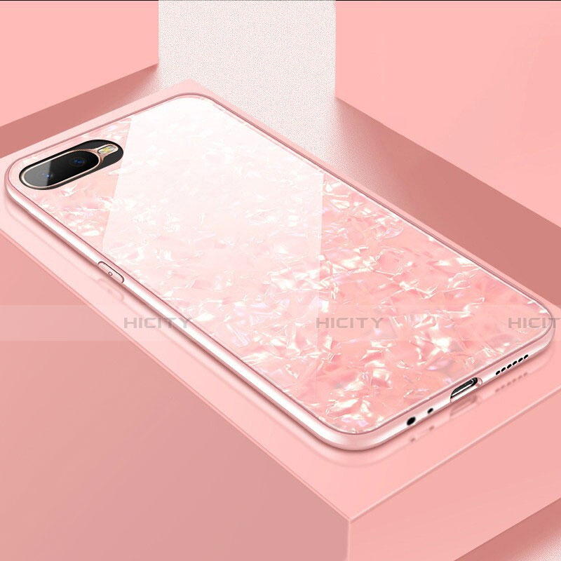 Oppo K1用ハイブリットバンパーケース プラスチック 鏡面 カバー T01 Oppo 