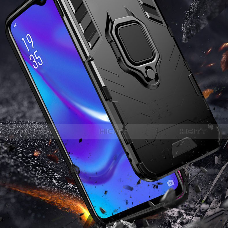 Oppo K1用ハイブリットバンパーケース スタンド プラスチック 兼シリコーン カバー Oppo 