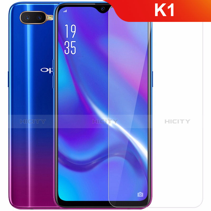 Oppo K1用強化ガラス 液晶保護フィルム Oppo クリア