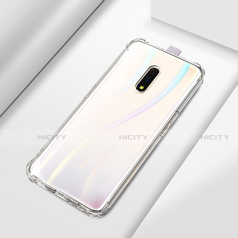 Oppo K3用極薄ソフトケース シリコンケース 耐衝撃 全面保護 クリア透明 T03 Oppo クリア