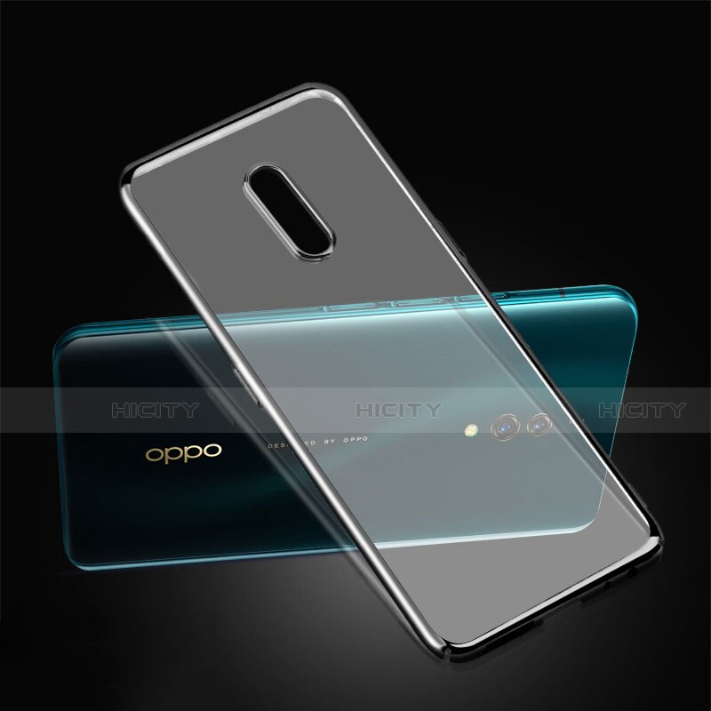 Oppo K3用極薄ケース プラスチック クリア透明 カバー Oppo ブラック