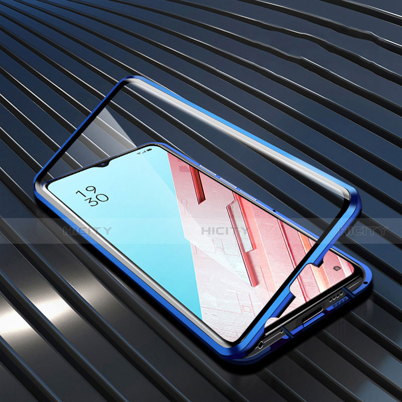 Oppo K7 5G用ケース 高級感 手触り良い アルミメタル 製の金属製 360度 フルカバーバンパー 鏡面 カバー M04 Oppo 