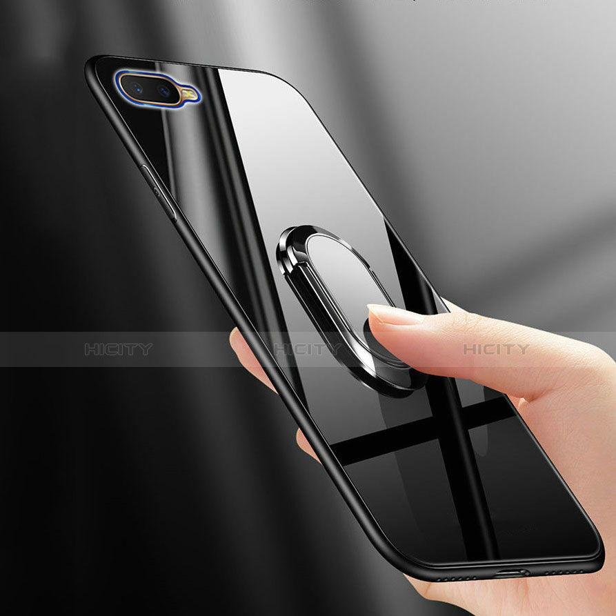 Oppo R15X用ハイブリットバンパーケース プラスチック 鏡面 カバー M01 Oppo 