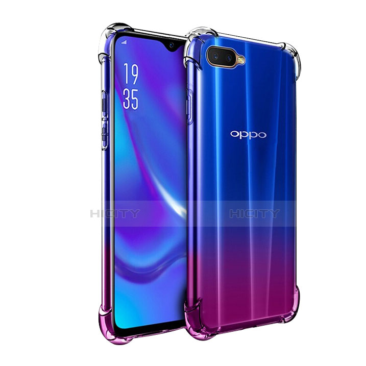 Oppo R17 Neo用極薄ソフトケース シリコンケース 耐衝撃 全面保護 クリア透明 Z05 Oppo クリア