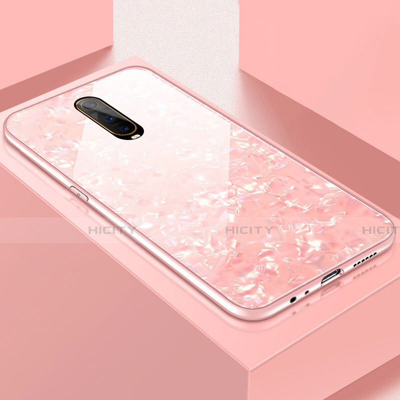 Oppo R17 Pro用ハイブリットバンパーケース プラスチック 鏡面 カバー T05 Oppo 