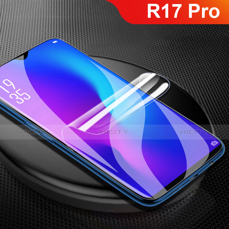 Oppo R17 Pro用高光沢 液晶保護フィルム フルカバレッジ画面 Oppo クリア