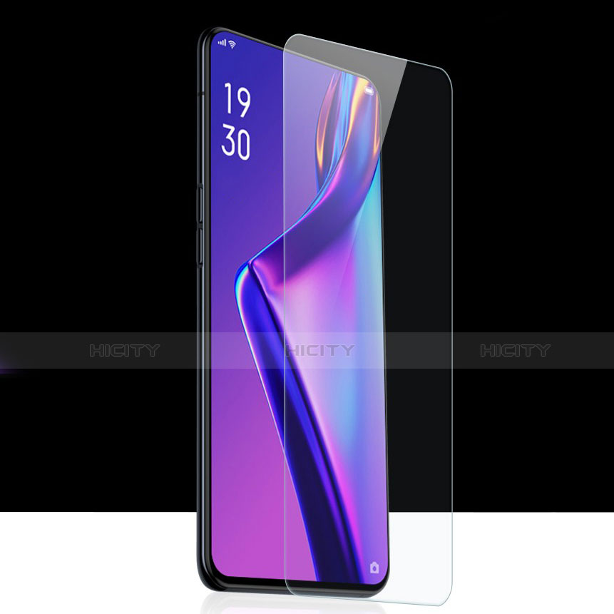 Oppo Realme X用アンチグレア ブルーライト 強化ガラス 液晶保護フィルム Oppo クリア