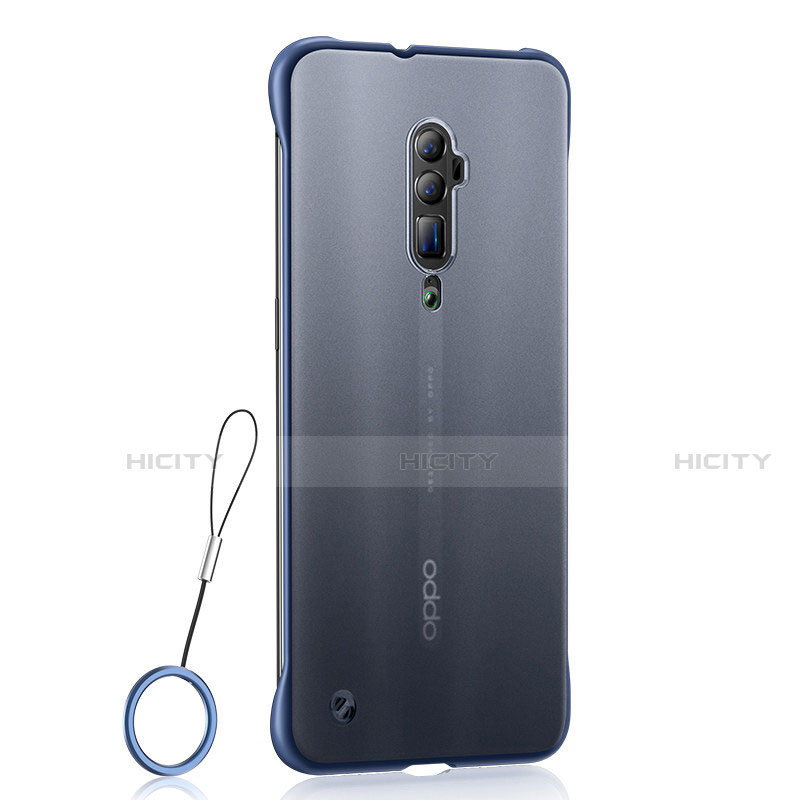 Oppo Reno 10X Zoom用極薄ソフトケース シリコンケース 耐衝撃 全面保護 クリア透明 H04 Oppo ネイビー