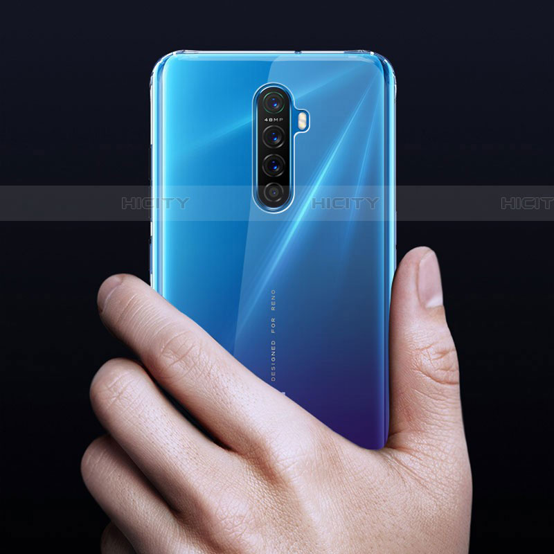 Oppo Reno Ace用極薄ソフトケース シリコンケース 耐衝撃 全面保護 クリア透明 T04 Oppo クリア