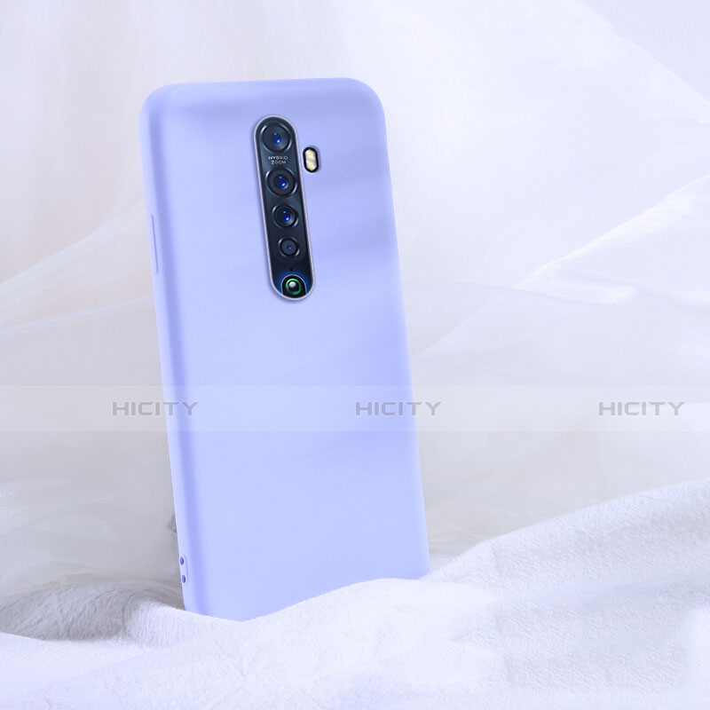 Oppo Reno2用360度 フルカバー極薄ソフトケース シリコンケース 耐衝撃 全面保護 バンパー S03 Oppo パープル