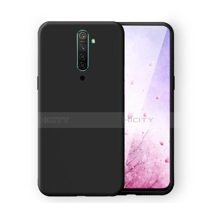 Oppo Reno2用360度 フルカバー極薄ソフトケース シリコンケース 耐衝撃 全面保護 バンパー S01 Oppo ブラック