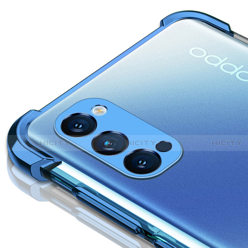 Oppo Reno4 Pro 5G用極薄ソフトケース シリコンケース 耐衝撃 全面保護 クリア透明 H01 Oppo 