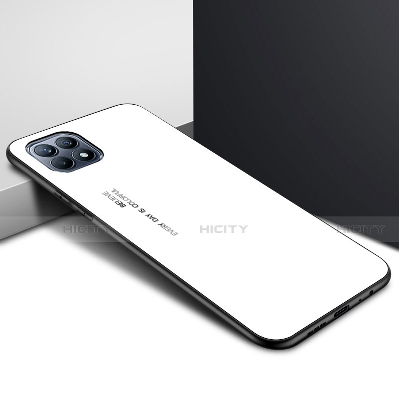 Oppo Reno4 SE 5G用ハイブリットバンパーケース プラスチック 鏡面 カバー Oppo 