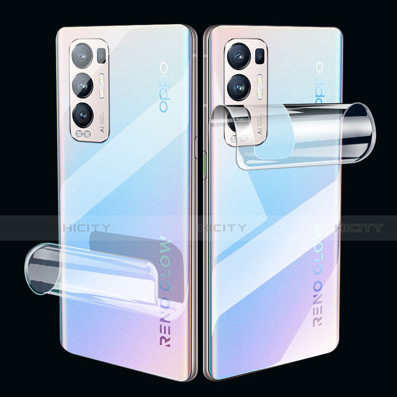 Oppo Reno5 Pro+ Plus 5G用背面保護フィルム 背面フィルム Oppo クリア