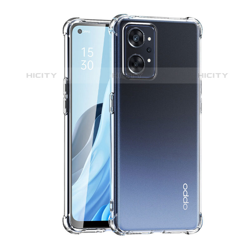 Oppo Reno7 A用極薄ソフトケース シリコンケース 耐衝撃 全面保護 クリア透明 カバー Oppo クリア