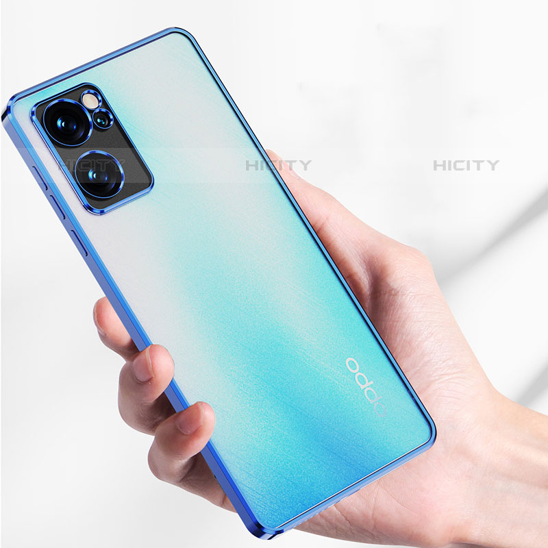 Oppo Reno7 SE 5G用極薄ソフトケース シリコンケース 耐衝撃 全面保護 クリア透明 H01 Oppo 