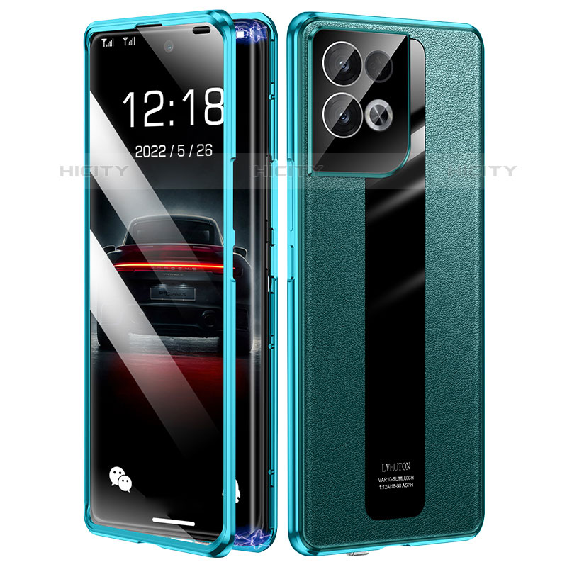 Oppo Reno8 5G用360度 フルカバー ケース 高級感 手触り良い アルミメタル 製の金属製 P01 Oppo 