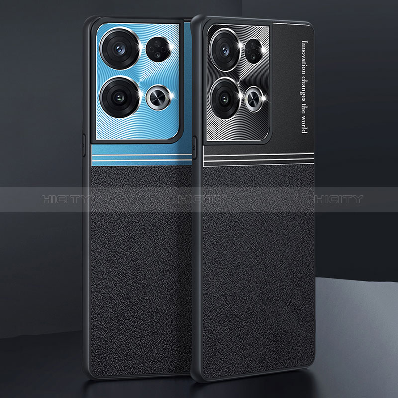 Oppo Reno9 Pro+ Plus 5G用ケース 高級感 手触り良い メタル兼シリコン バンパー Oppo 