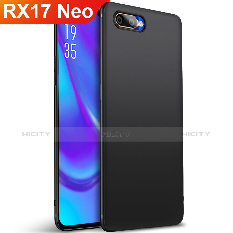 Oppo RX17 Neo用極薄ソフトケース シリコンケース 耐衝撃 全面保護 S01 Oppo ブラック