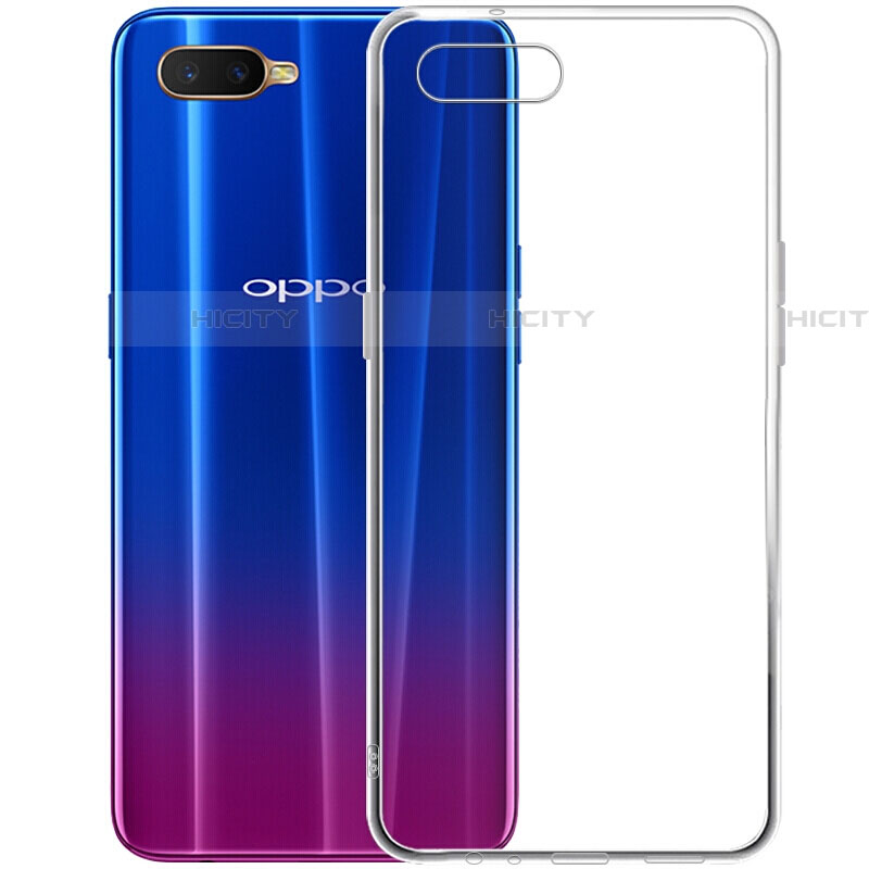 Oppo RX17 Neo用極薄ソフトケース シリコンケース 耐衝撃 全面保護 クリア透明 Z07 Oppo クリア