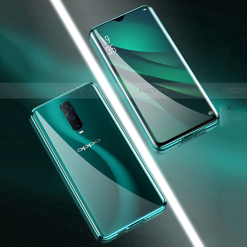 Oppo RX17 Pro用ケース 高級感 手触り良い アルミメタル 製の金属製 360度 フルカバーバンパー 鏡面 カバー T03 Oppo 