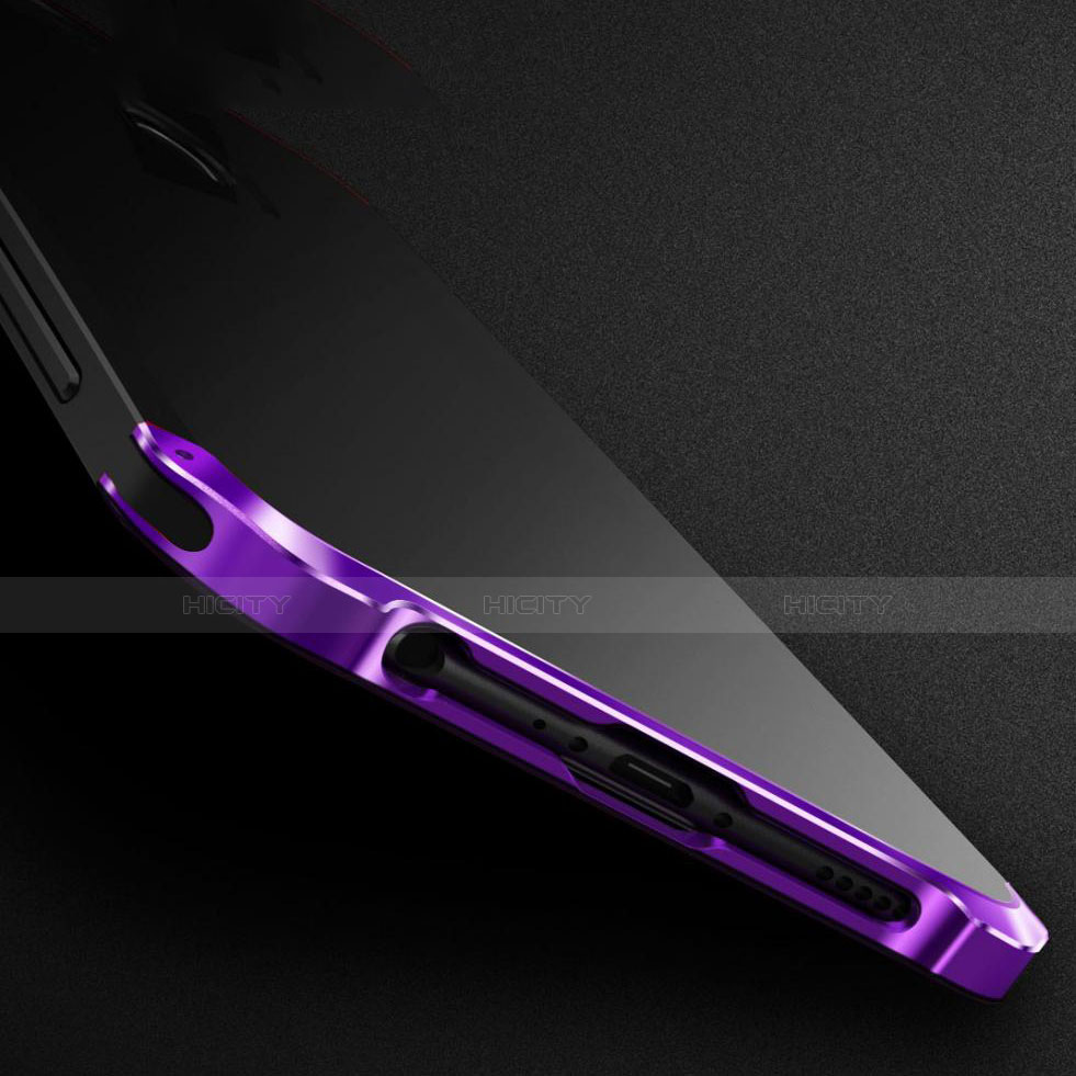 Oppo RX17 Pro用ケース 高級感 手触り良い メタル兼シリコン バンパー M02 Oppo 