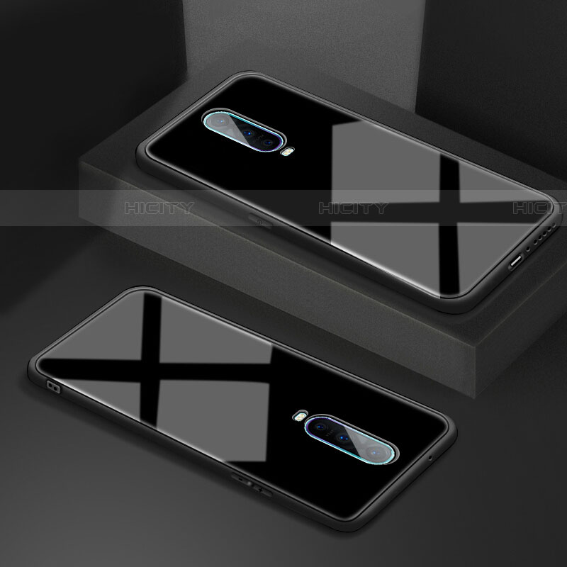 Oppo RX17 Pro用ハイブリットバンパーケース プラスチック 鏡面 カバー T02 Oppo 