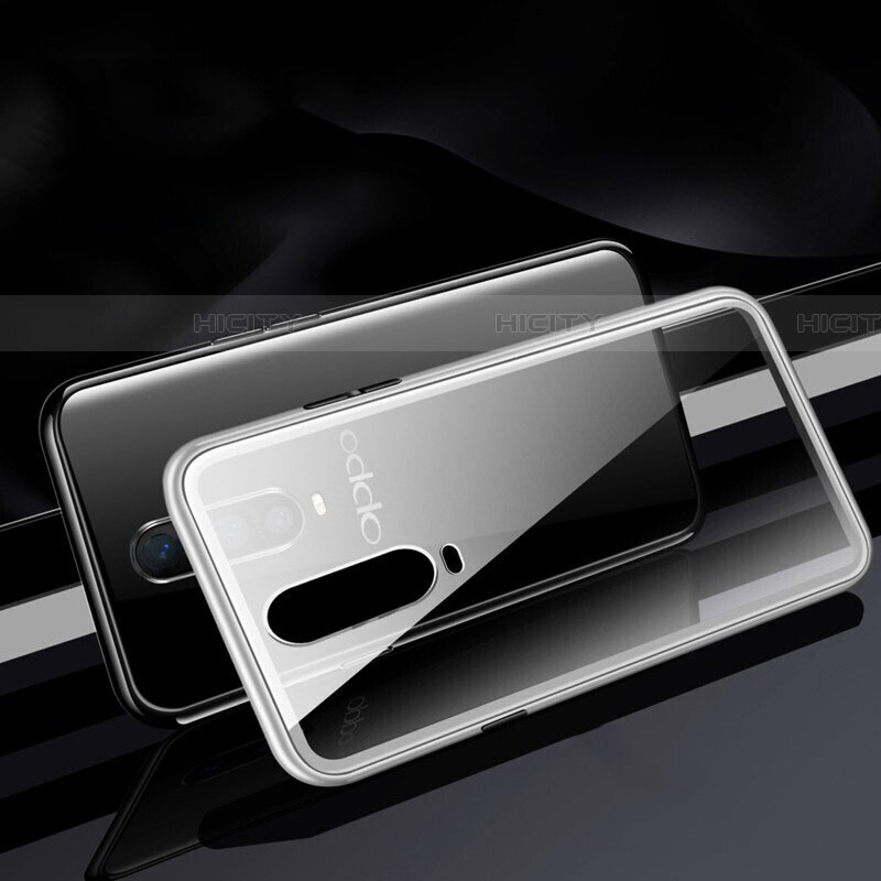 Oppo RX17 Pro用ケース 高級感 手触り良い アルミメタル 製の金属製 360度 フルカバーバンパー 鏡面 カバー T06 Oppo 