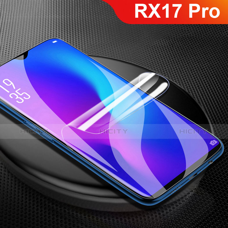 Oppo RX17 Pro用高光沢 液晶保護フィルム フルカバレッジ画面 Oppo クリア