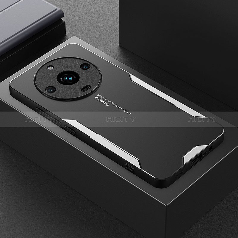 Realme 11 Pro+ Plus 5G用ケース 高級感 手触り良い アルミメタル 製の金属製 兼シリコン カバー PB1 Realme 