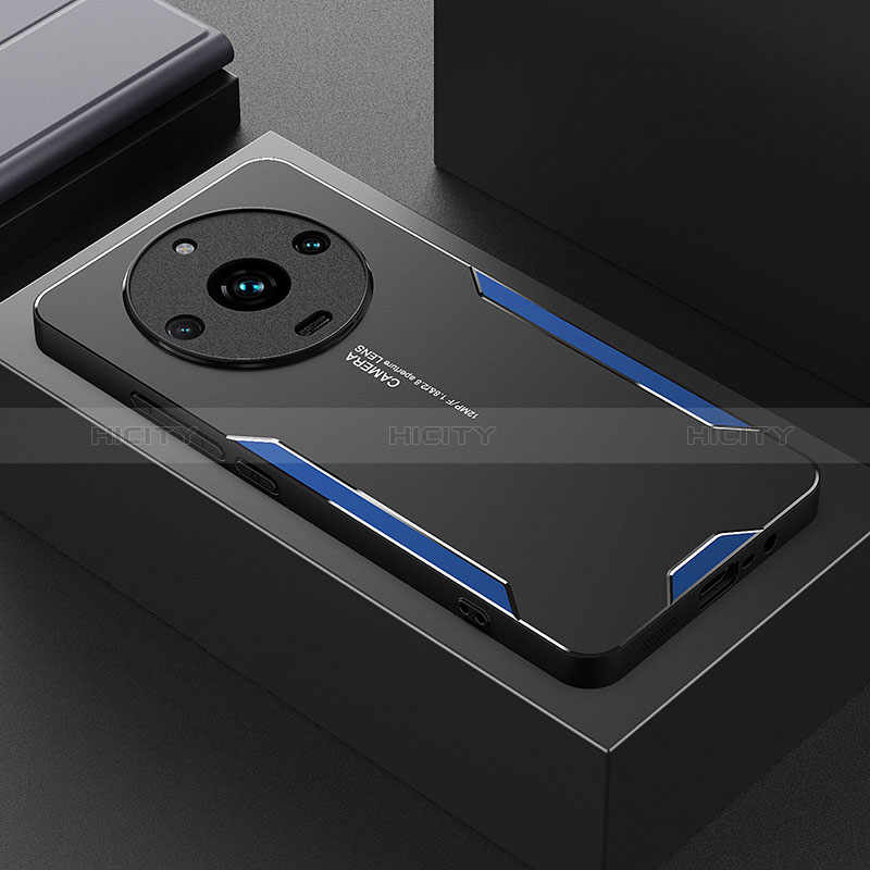 Realme 11 Pro+ Plus 5G用ケース 高級感 手触り良い アルミメタル 製の金属製 兼シリコン カバー PB1 Realme 