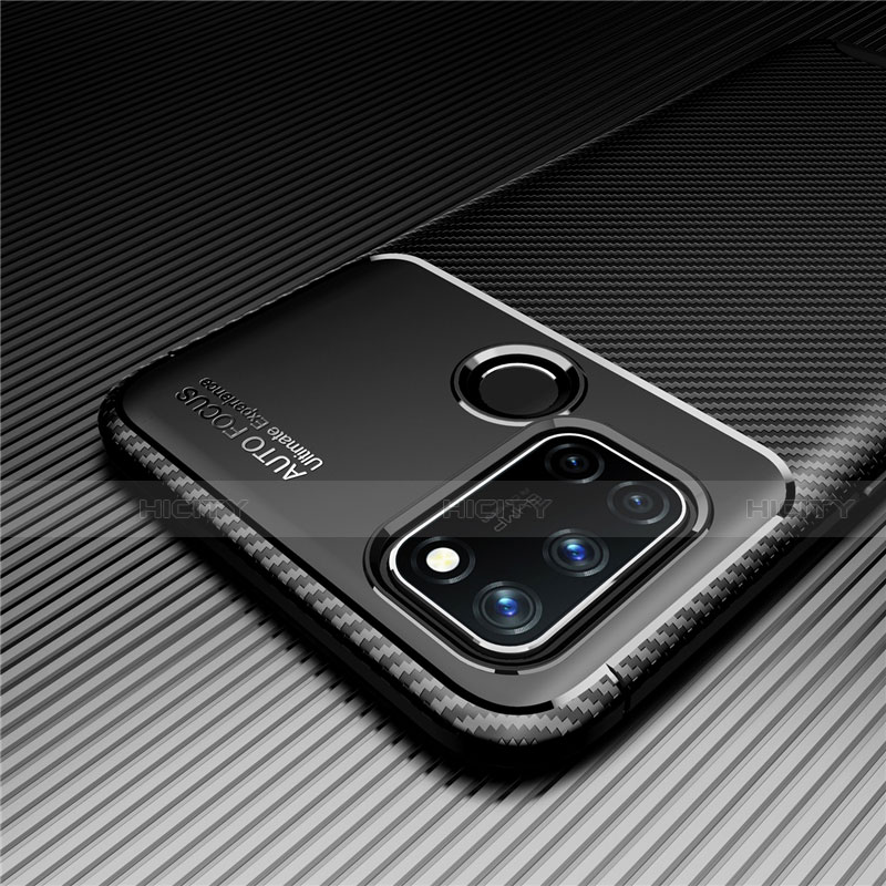 Realme 7i用シリコンケース ソフトタッチラバー ツイル カバー Realme 