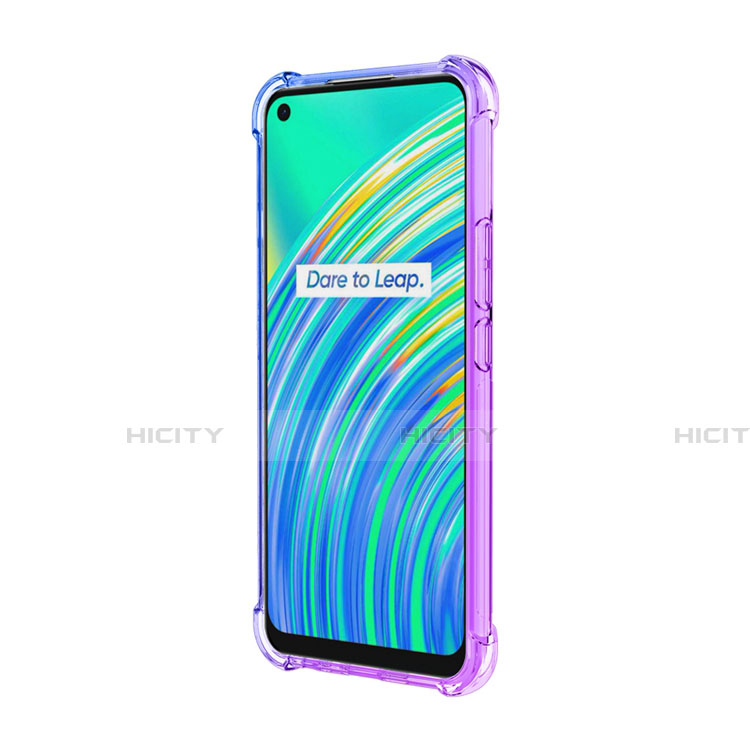 Realme 7i用極薄ソフトケース シリコンケース 耐衝撃 全面保護 クリア透明 H02 Realme 