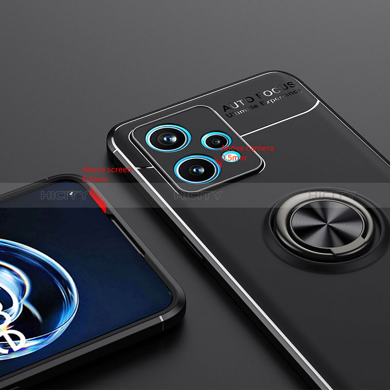 Realme 9 5G用極薄ソフトケース シリコンケース 耐衝撃 全面保護 アンド指輪 マグネット式 バンパー SD2 Realme 