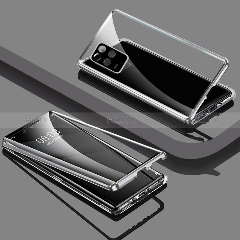 Realme 9 5G India用ケース 高級感 手触り良い アルミメタル 製の金属製 360度 フルカバーバンパー 鏡面 カバー Realme 