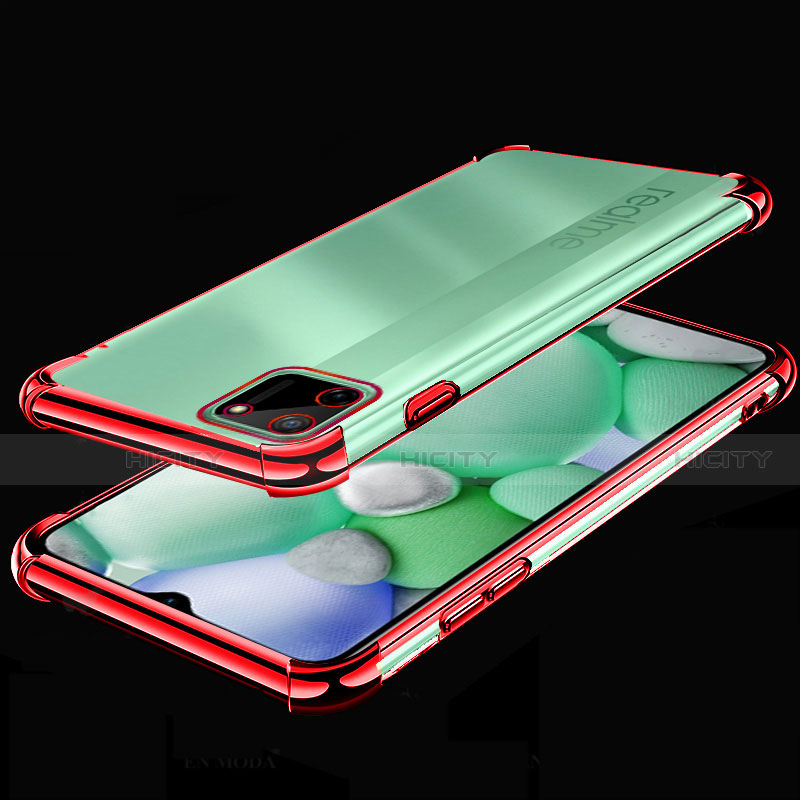 Realme C11用極薄ソフトケース シリコンケース 耐衝撃 全面保護 クリア透明 H01 Realme 