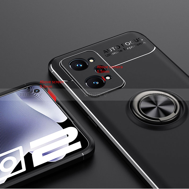 Realme GT Neo 3T 5G用極薄ソフトケース シリコンケース 耐衝撃 全面保護 アンド指輪 マグネット式 バンパー SD1 Realme 