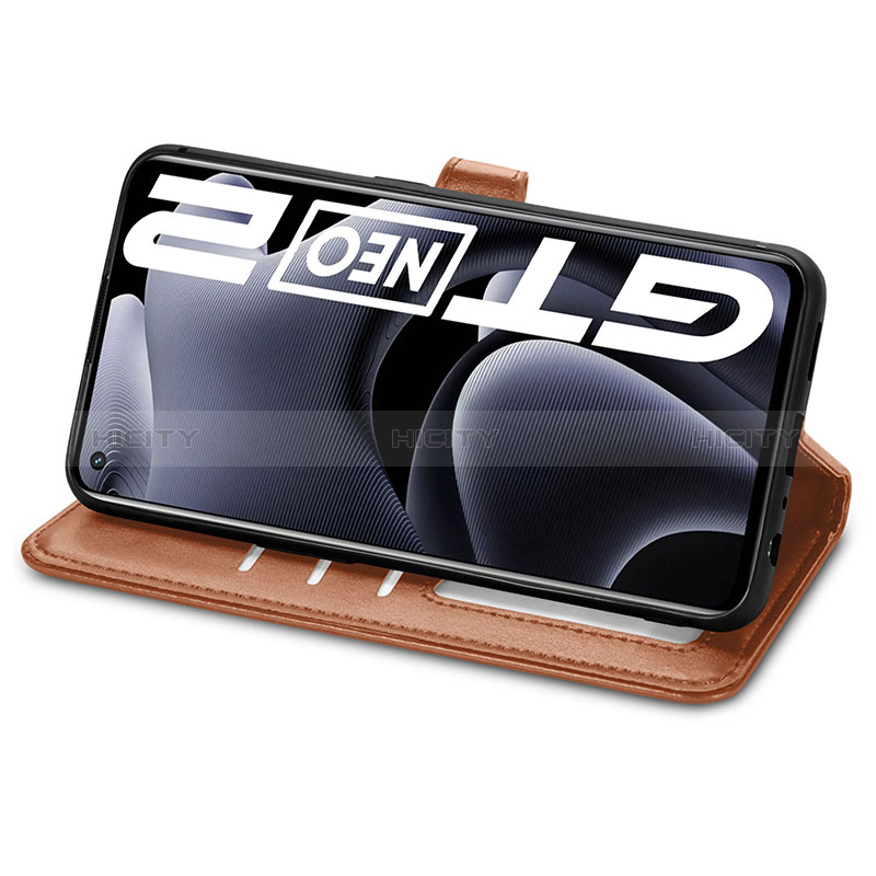 Realme GT Neo 3T 5G用手帳型 レザーケース スタンド カバー S05D Realme 
