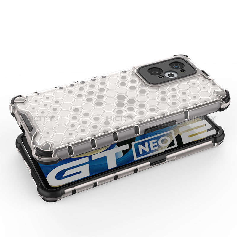Realme GT Neo 3T 5G用360度 フルカバー ハイブリットバンパーケース クリア透明 プラスチック カバー AM3 Realme 