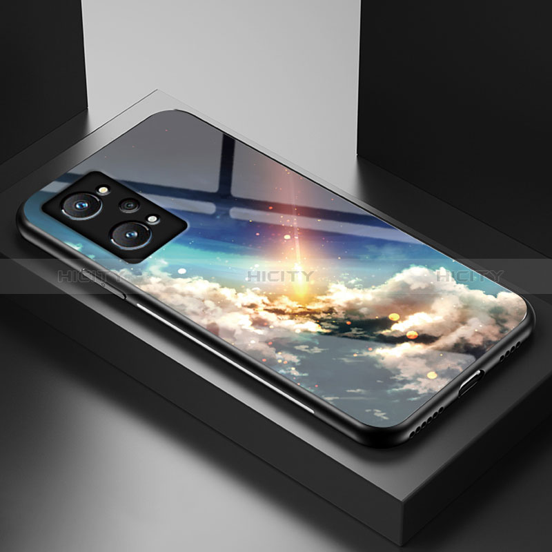 Realme GT Neo 3T 5G用ハイブリットバンパーケース プラスチック パターン 鏡面 カバー LS1 Realme 